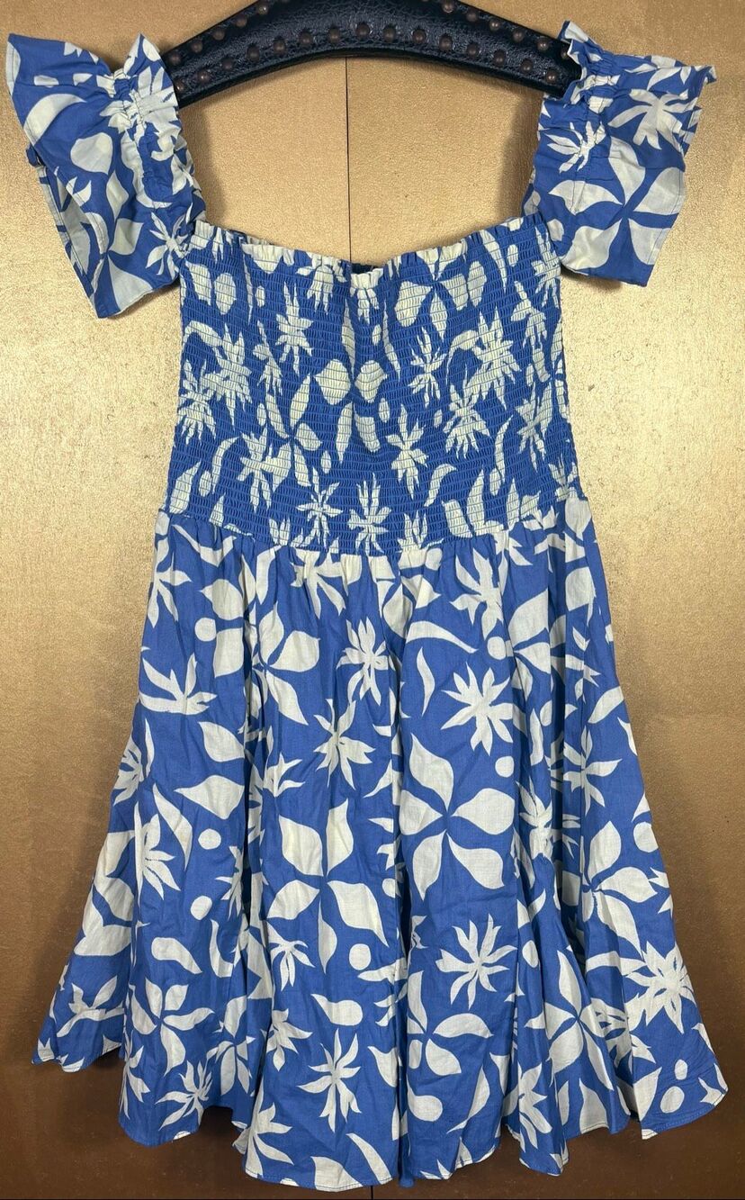 Zara floral off the shoulder mini dress size XS